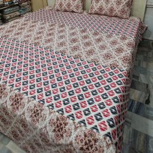 100% COTTON PATCH BED COVER