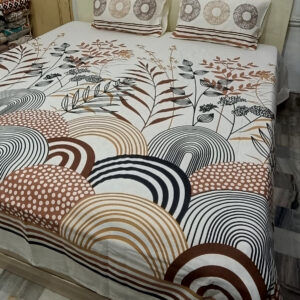 100% COTTON KING SIZE BED COVER / HEAVY FABRIC QUALITY
